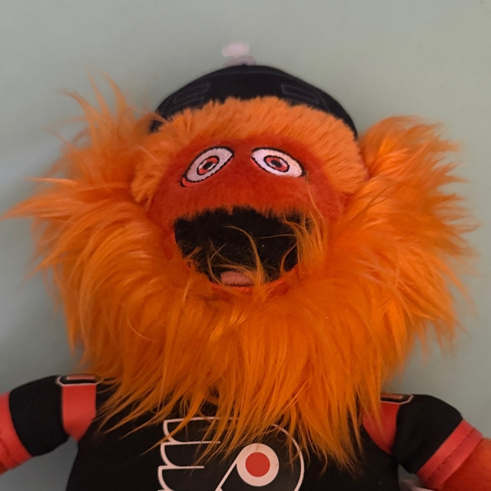 NHL Orange and Black Plush Toy Gritty